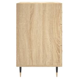 Berkfield Home Bedside Cabinet Sonoma Oak 40x40x66 cm Engineered Wood in Brown - Size: 40 x 40 x 66 cm - thumbnail 6