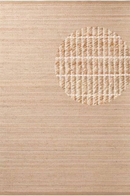 THE RUGS Villeroy & Boch 1829 Jute Rug Birka Natural Gold Handwoven - Size: 80 cm x 200 cm - image 1