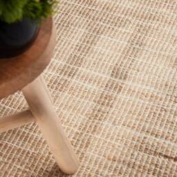 THE RUGS Villeroy & Boch 1829 Jute Rug Birka Natural Gold Handwoven - Size: 80 cm x 200 cm - thumbnail 8