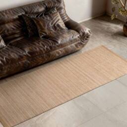 THE RUGS Villeroy & Boch 1829 Jute Rug Birka Natural Gold Handwoven - Size: 80 cm x 200 cm - thumbnail 3