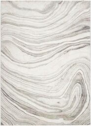 Livabliss Roma-Modern Grey Brown Green Living Dining Bedroom Rug in Light Grey - Size: 200 cm x 275 cm - thumbnail 2