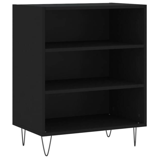 Berkfield Home Sideboard Black 57x35x70 cm Engineered Wood - Size: 57 x 35 x 70 cm - image 1