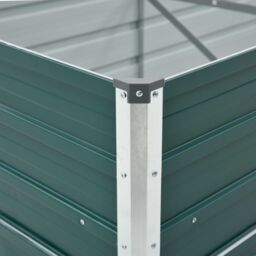 Berkfield Home Garden Raised Bed Galvanised Steel 600x80x45 cm Green - Size: 600 x 80 x 45 cm - thumbnail 5