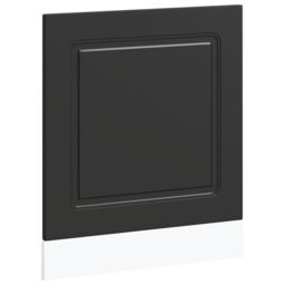 Berkfield Home Dishwasher Panel¬†Kalmar¬†Black 60x1.5x67 cm Engineered Wood in Black - thumbnail 2