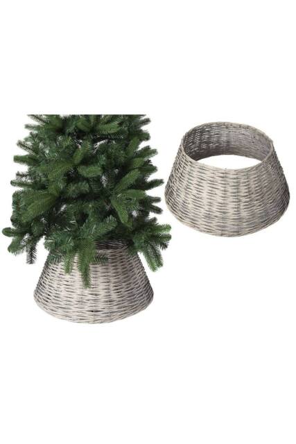 KDMD Grey Willow Christmas Tree Skirt 57cm x 28cm - Size: 57 cm x 28 cm - image 1