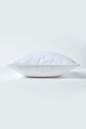 Homescapes Cotton Plain Cushion Cover in Off-White - Size: 30 cm x 30 cm - thumbnail 2