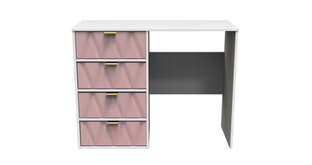 Ready Assembled 2 U Dallas 4 Drawer Vanity (Ready Assembled) in Dusty Pink - image 1