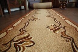 RugsX Bcf Krzyś Runner in Brown - Size: 80 cm x 380 cm - thumbnail 2