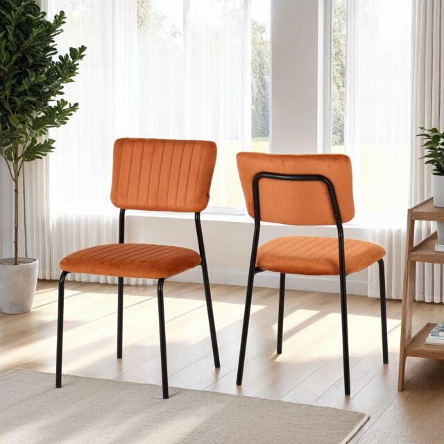 Seconique Sheldon Chair( Set Of 4 ) in Burnt Orange - image 1