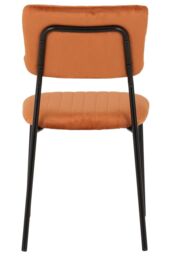 Seconique Sheldon Chair( Set Of 4 ) in Burnt Orange - thumbnail 5