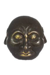 KDMD Four Face Buddha Brass Fengshui Ornament - 10cm for Home & Spa Decor in Dark Brown - thumbnail 4