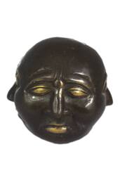 KDMD Four Face Buddha Brass Fengshui Ornament - 10cm for Home & Spa Decor in Dark Brown - thumbnail 6