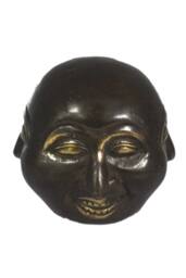 KDMD Four Face Buddha Brass Fengshui Ornament - 10cm for Home & Spa Decor in Dark Brown - thumbnail 3