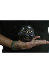 KDMD Four Face Buddha Brass Fengshui Ornament - 10cm for Home & Spa Decor in Dark Brown - thumbnail 2