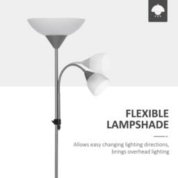 Wyld Haus Vina Metal Silver Mother & Child Floor Lamp 180cm - thumbnail 7