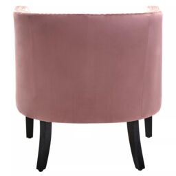 Orsina Larissa Velvet Studded Chair in Pink - thumbnail 4