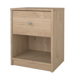 Furniture To Go May Bedside 1 Drawer in Light Oak - thumbnail 7