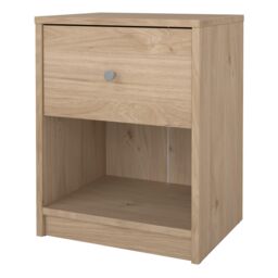 Furniture To Go May Bedside 1 Drawer in Light Oak - thumbnail 3