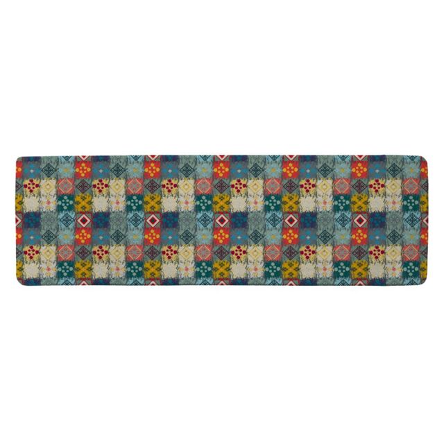 Benjamin Tate Design Tribal Art Boho Runner Rug in Natural - Size: 67 cm x 230 cm - image 1