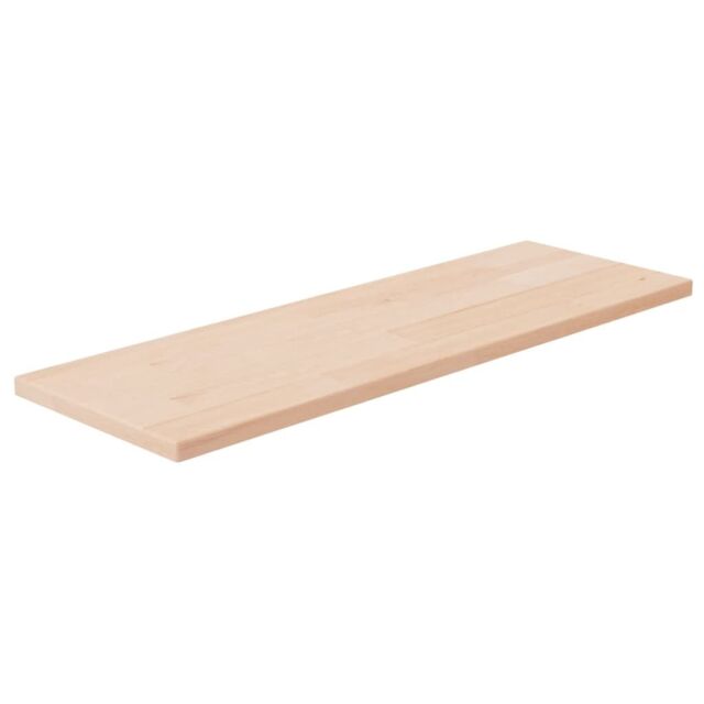 Berkfield Home Shelf Board 60x20x1.5 cm Untreated Solid Wood Oak in Brown - image 1