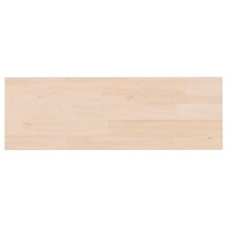 Berkfield Home Shelf Board 60x20x1.5 cm Untreated Solid Wood Oak in Brown - thumbnail 2