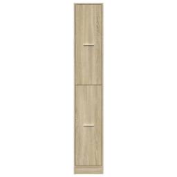 Berkfield Home Apothecary Cabinet¬†Sonoma Oak 30x41x174.5 cm Engineered Wood in Light Tan - thumbnail 5