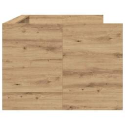 Berkfield Home Daybed with Drawers Artisan oak Engineered wood 90 x 190 cm in Beige - thumbnail 6