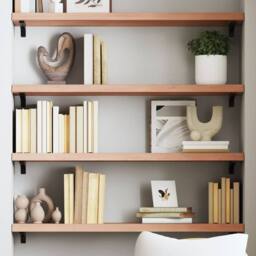 Berkfield Home Wall Shelf Light Brown 100x30x(2-4) cm Treated Solid Wood Oak - thumbnail 2