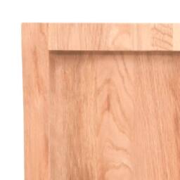 Berkfield Home Wall Shelf Light Brown 100x30x(2-4) cm Treated Solid Wood Oak - thumbnail 7