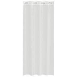 Berkfield Home Voile Curtains with Grommets 2 pcs White - thumbnail 4
