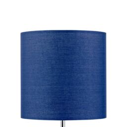 First Choice Lighting Navy Blue Cotton 17cm Table Lamp Shade - thumbnail 3