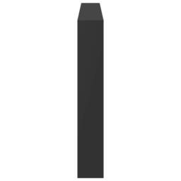 Berkfield Home Headboard Cabinet with LED Black 180x17x102 cm - Size: 180 x 17 x 102 cm - thumbnail 7