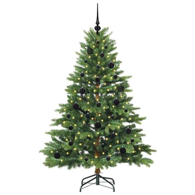 Berkfield Home Beautiful Artificial Christmas Tree with 150 LEDs Green 150 cm PE - image 1
