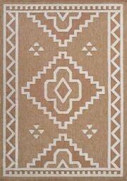 Desire Rugs Harper Diamond Pattern Water Resistant Indoor Area Rugs in Cream - Size: 120 cm x 170 cm - thumbnail 2