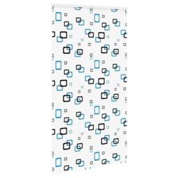 Berkfield Home Shower Roller Blind with Cassette 130x240 cm Fabric Width 126 cm in White - thumbnail 4