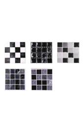 KDMD 30 Pcs Mosaic Tile Stickers Self Adhesive Wall Decor MSC068 in Yellow - thumbnail 2
