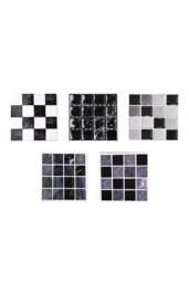 KDMD 30 Pcs Mosaic Tile Stickers Self Adhesive Wall Decor MSC068 in Yellow - thumbnail 3