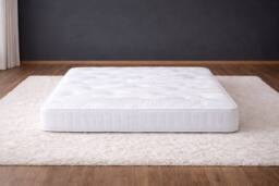 Chester & Oakley Balmoral Comfy Open Coil Mattress in White - Size: King - thumbnail 3