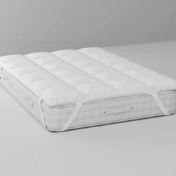 Essential Super Soft Mattress Topper in White - Size: Double - thumbnail 7