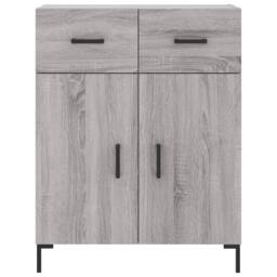 Berkfield Home Highboard Grey Sonoma 69.5x34x180 cm Engineered Wood - thumbnail 8