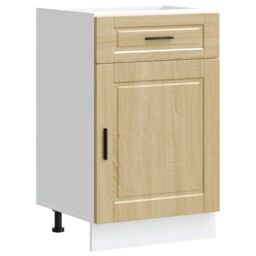 Berkfield Home Kitchen Base Cabinet¬†Porto Sonoma Oak Engineered Wood in Brown - thumbnail 2
