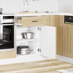 Berkfield Home Kitchen Base Cabinet¬†Porto Sonoma Oak Engineered Wood in Brown - thumbnail 3