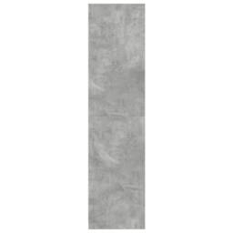 Berkfield Home Wardrobe Concrete Grey 100x50x200 cm Engineered Wood - Size: 100 x 50 x 200 cm - thumbnail 5