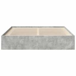 Berkfield Home Bed Frame Concrete Grey 180x200 cm Super King Size - thumbnail 5