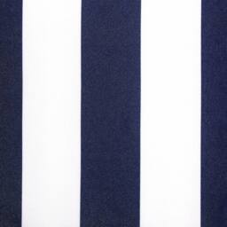 Wyld and Coco 3-Seater Patio Swing Chair Blue Striped Canopy Steel Frame - thumbnail 8
