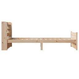 Berkfield Home Bed Frame with Headboard without Mattress 90x200 cm in Light Tan - thumbnail 7