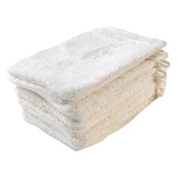 ARTG Plain Cotton Wash Glove in Off-White - thumbnail 1