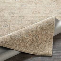 Livabliss Becki Owens Penny Vintage Beige Tan Traditional Vintage Boho Fringe Rug - Size: 160 cm x 215 cm - thumbnail 4