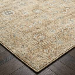 Livabliss Becki Owens Penny Vintage Beige Tan Traditional Vintage Boho Fringe Rug - Size: 160 cm x 215 cm - thumbnail 6