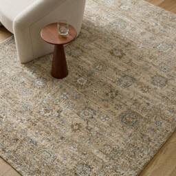 Livabliss Becki Owens Penny Vintage Beige Tan Traditional Vintage Boho Fringe Rug - Size: 160 cm x 215 cm - thumbnail 7